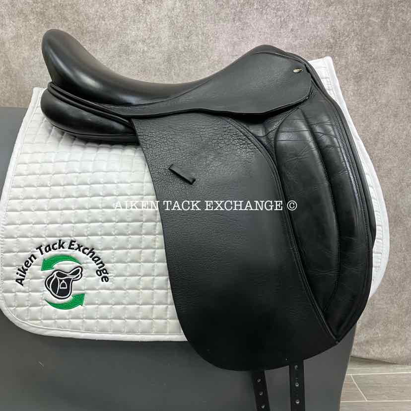 Cynron Dressage Saddle, 20" Seat, Extra Wide Tree, Wool Flocked Panels, Buffalo Leather