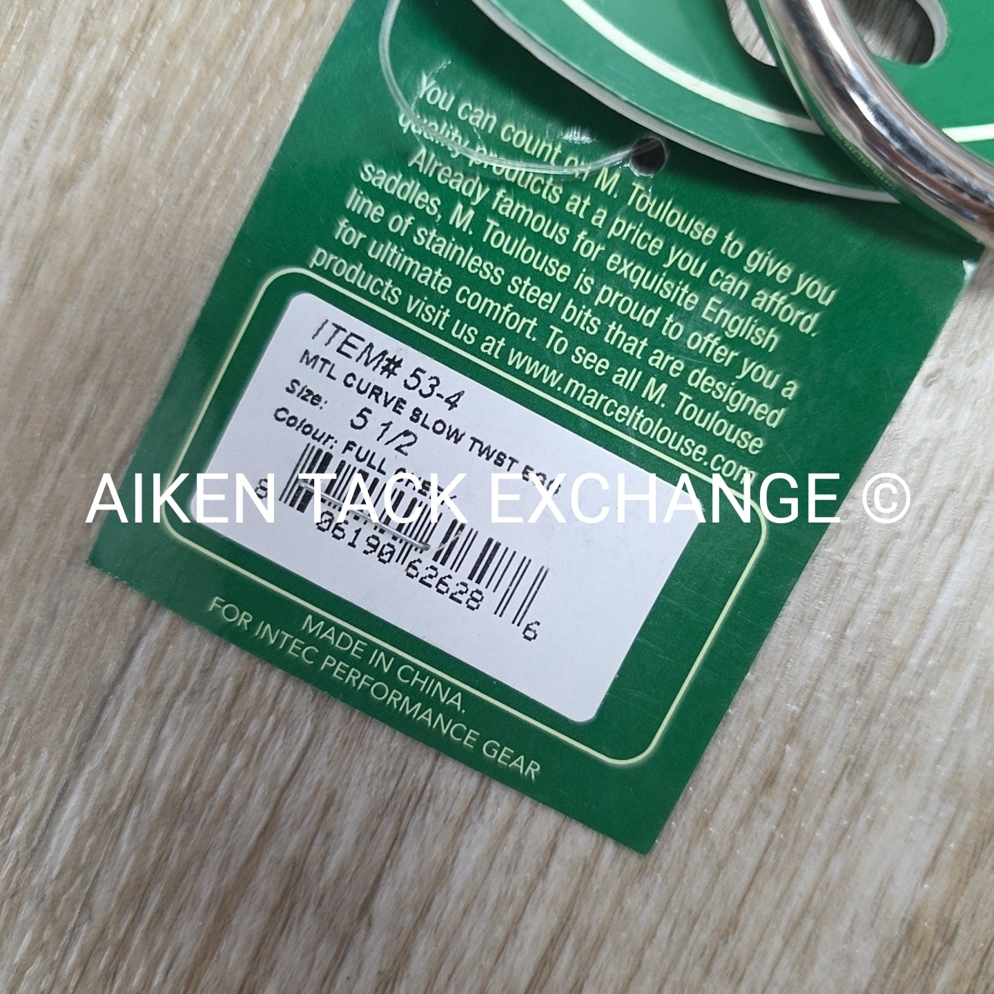 Marcel Toulouse Single Jointed Slow Twist Full Cheek Bit 5.5"