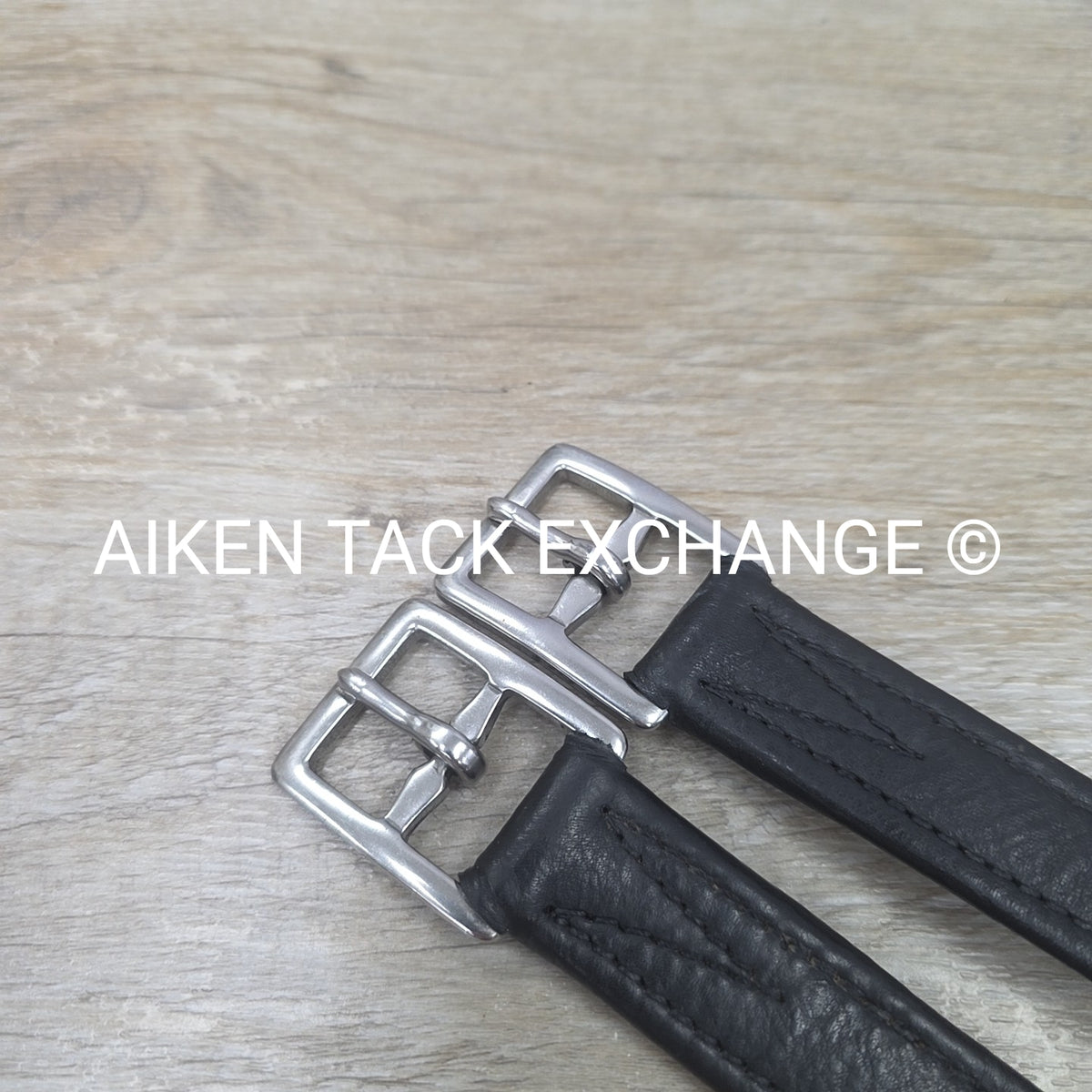 Passier Stirrup Leathers, Black, 59" / 150cm