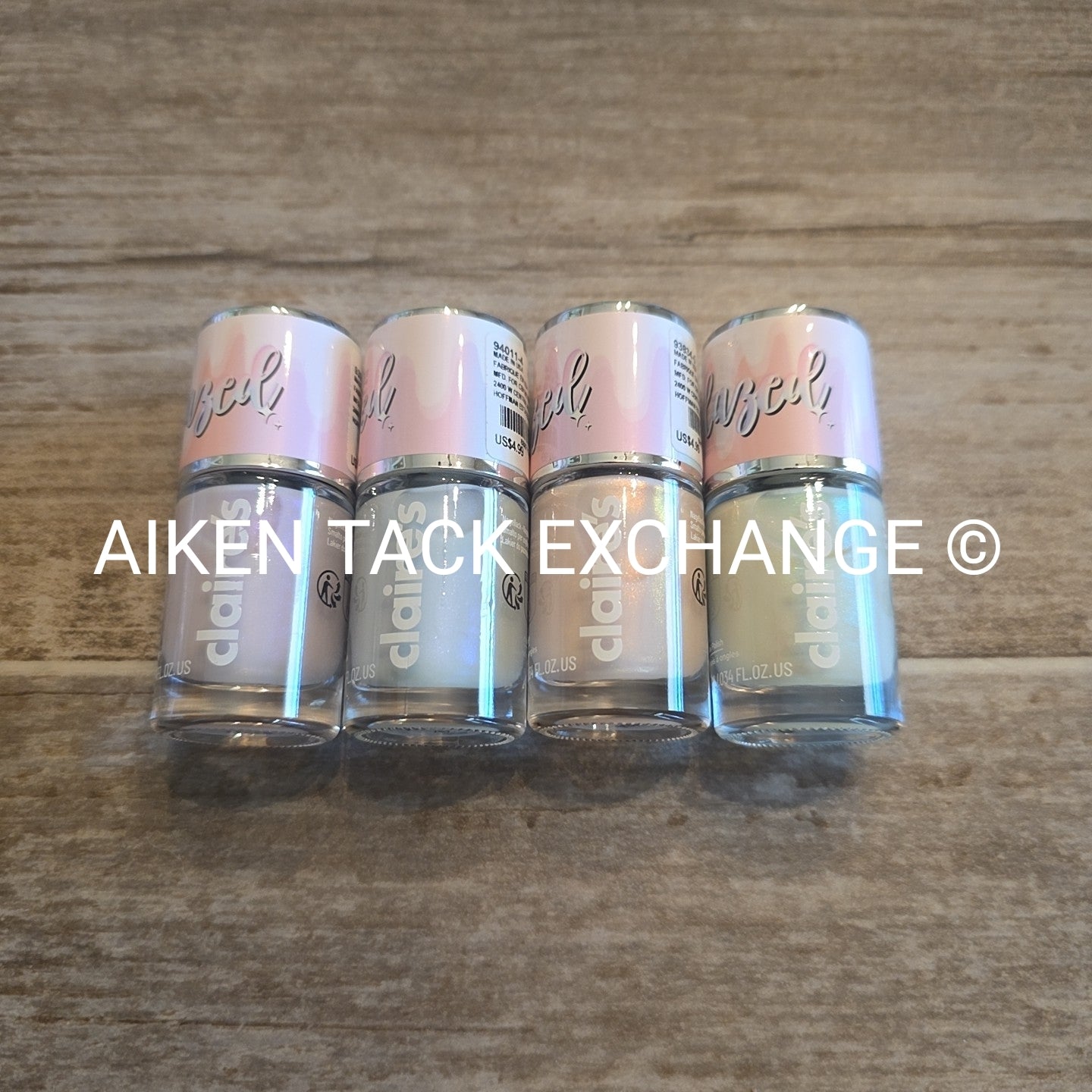 Claire's Glazed Nail Polish - Set of 4