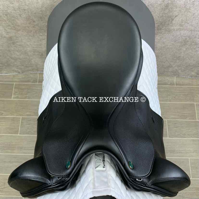 **SOLD** 2016 Prestige Passion K Monoflap Dressage Saddle, 18'" Seat, 34 Tree - Medium Wide, Wool Flocked Panels