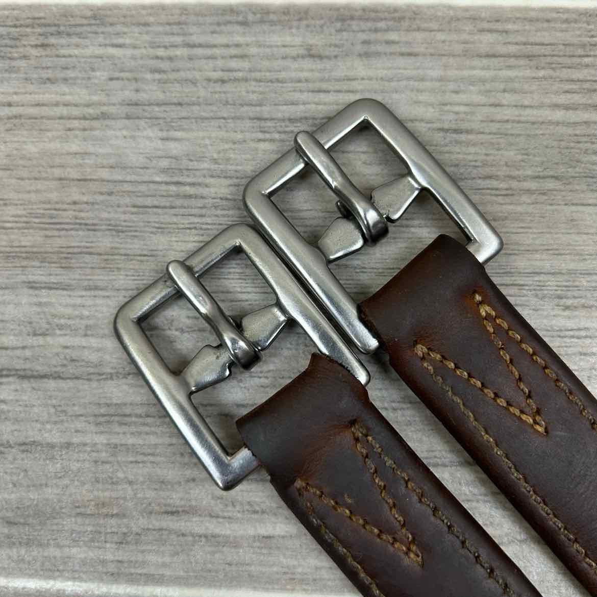 Antares Stirrup Leathers, Brown, 58"