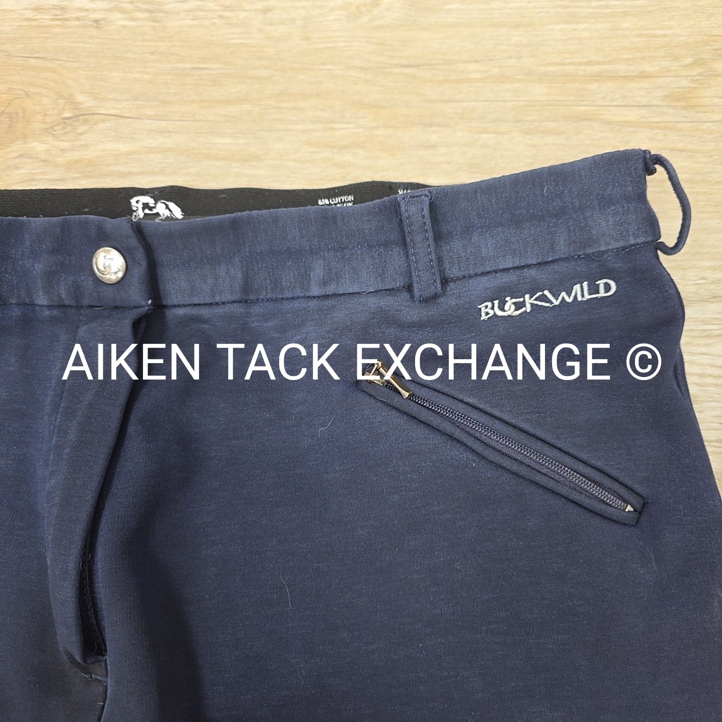BARGAIN BUNDLE: 2 Pairs Buckwild Silicone Grip Full Seat Breeches, Size 34 R