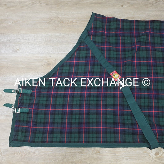 5/A Baker Original Tartan Plaid Stable Sheet, 80"