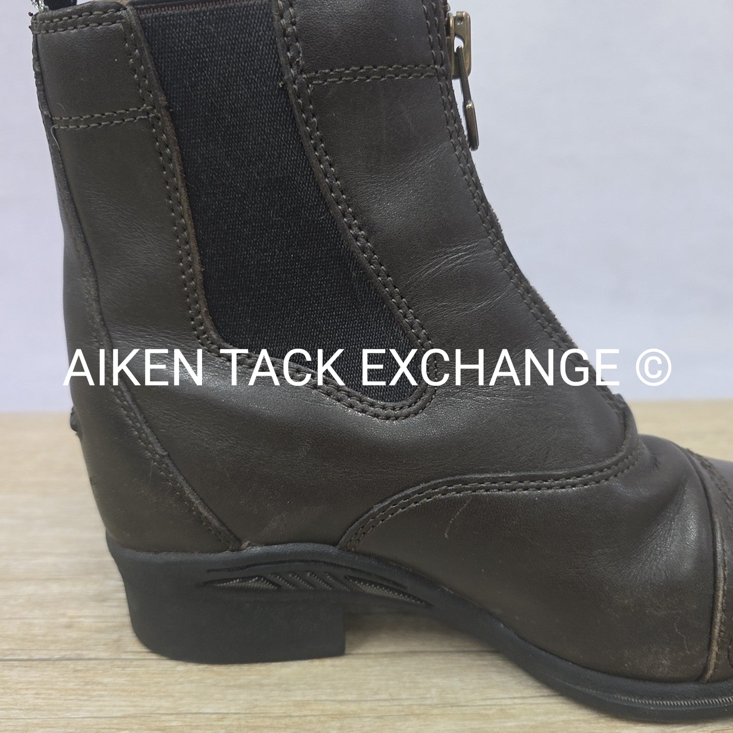 Ariat Zip Paddock Boots, Size 5.5