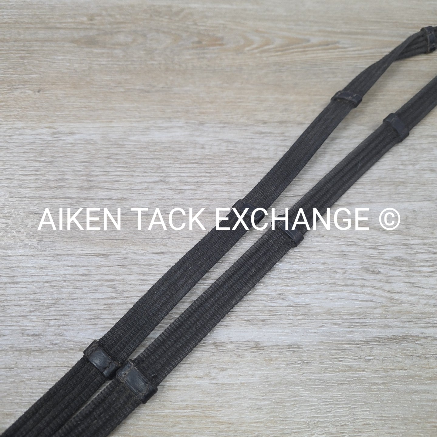 Bobby's English Tack Fairhaven Plain Raised Flash Bridle with Cotton Web Reins,