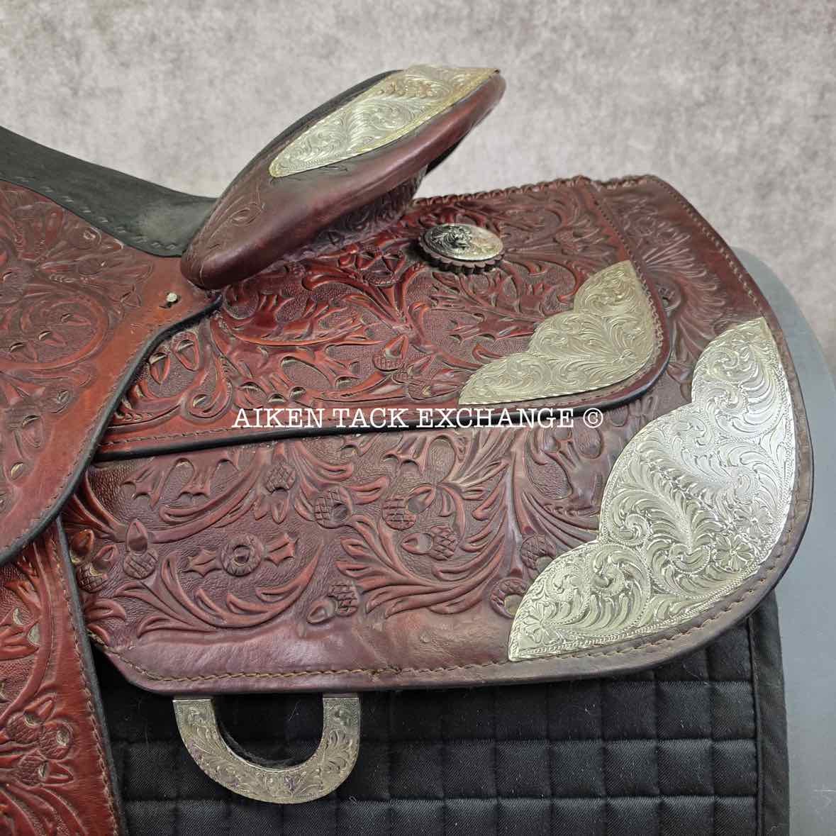 Billy Royal Western Saddle, 15.5" Seat, Regular Tree - Semi QH Bars