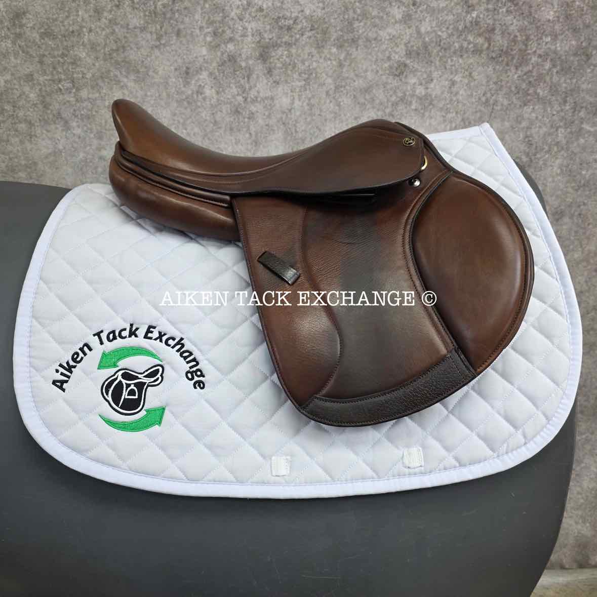 Ovation Pony Close Contact Jump Saddle, 15" Seat, Adjustable Tree - XCH Changeable Gullet, Foam Panels