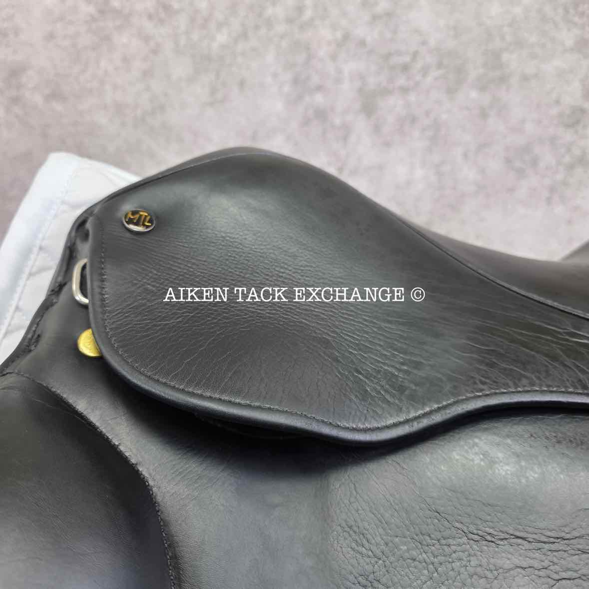 **On Trial** Marcel Toulouse Verona Monoflap Dressage Saddle, 17.5" Seat, MW/W Tree, Wool Flocked Panels