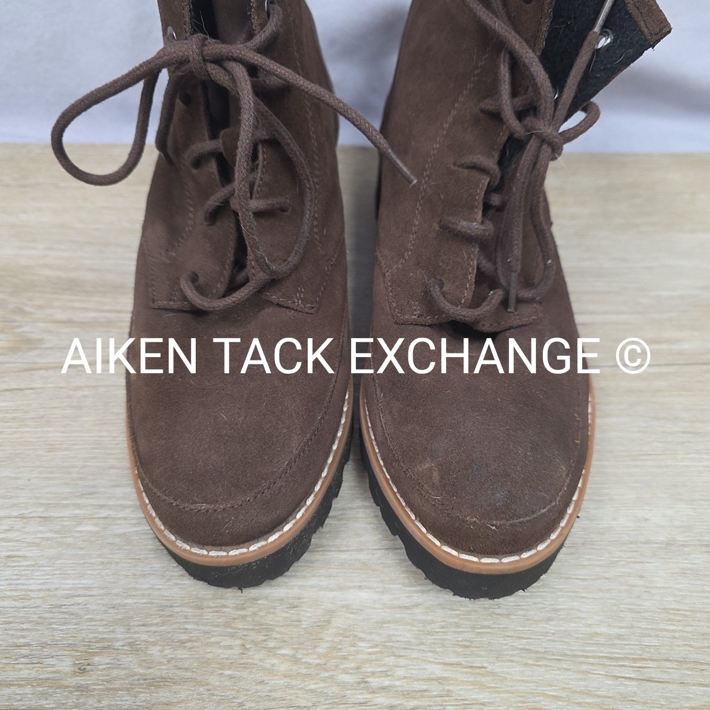 Hush Puppies Lace-Up Short Boots, Brown, Women's Size 8