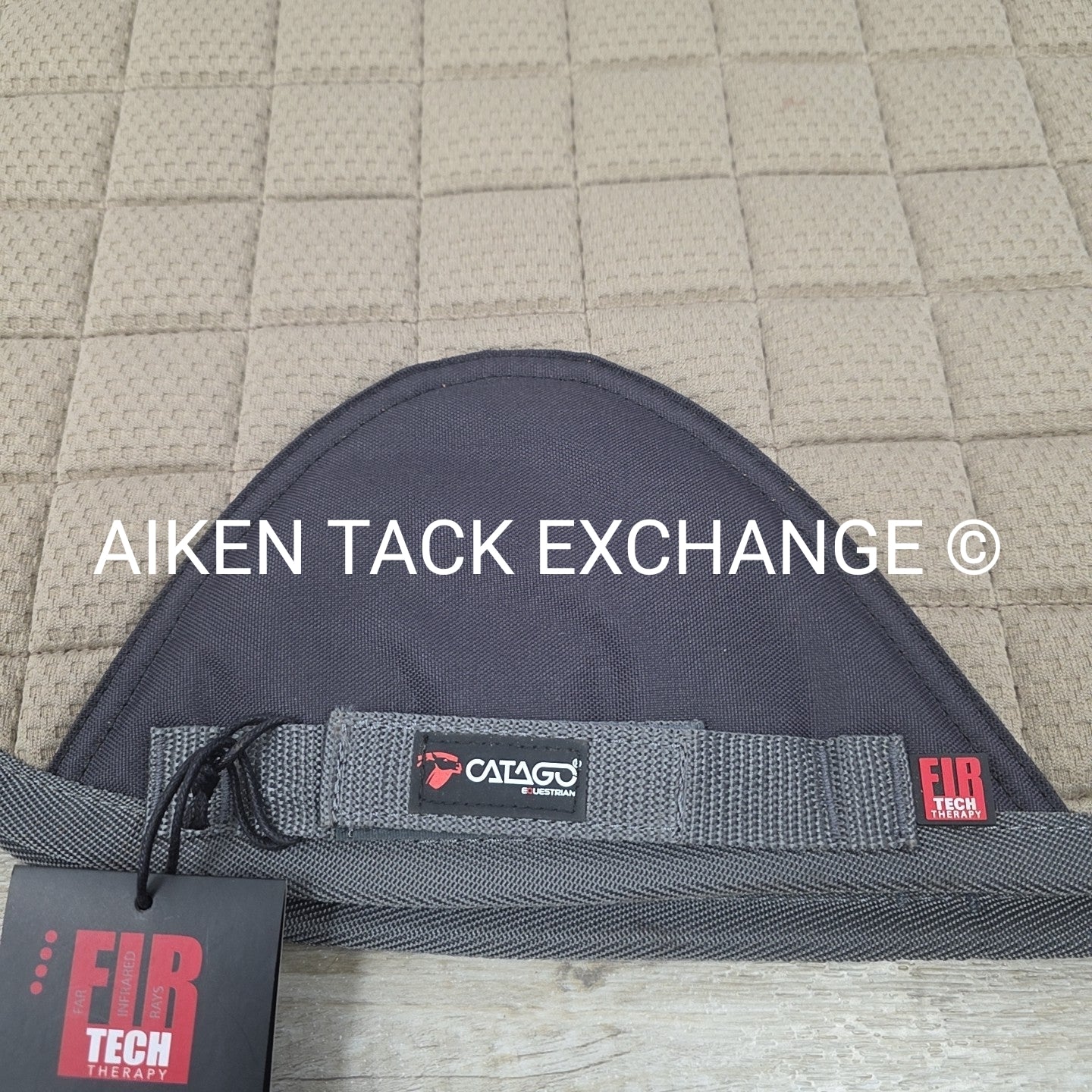 Catago FIR-Tech Dressage Saddle Pad, 17", Walnut Brown