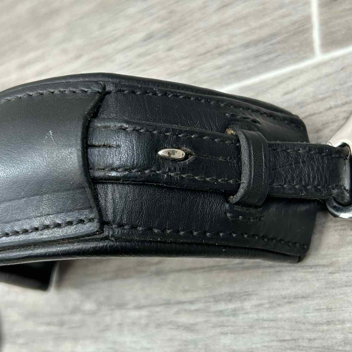 Stubben Steeltec Hackamore, Black, Size Full, Missing Strap