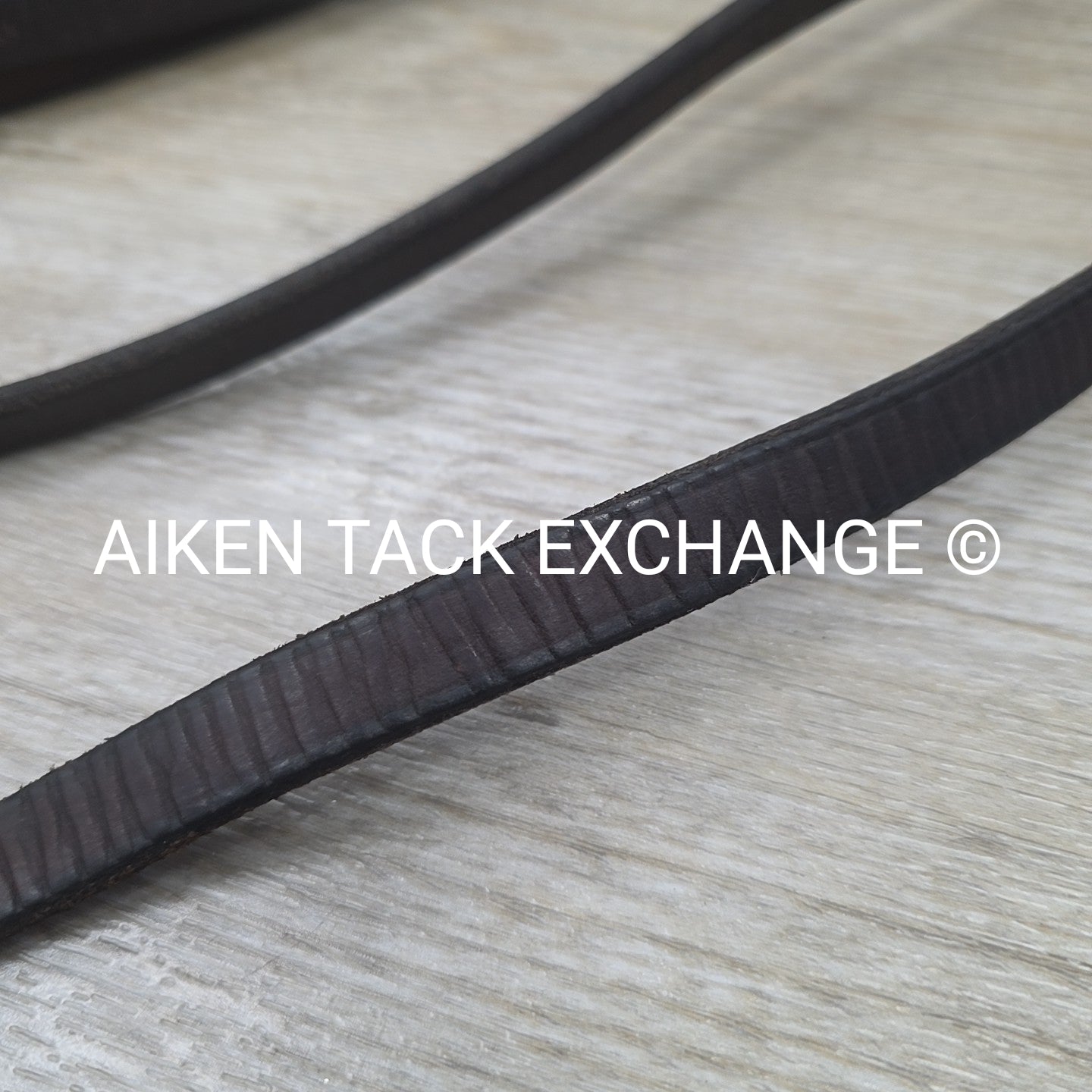 Nunn Finer Flat Leather Draw Reins with Snaps, Brown