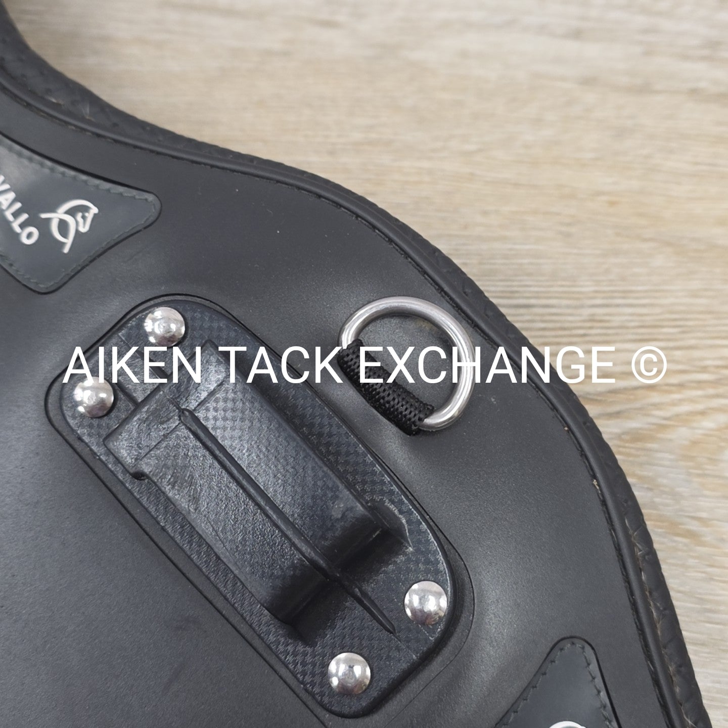 Acavallo Gel & PVC Short Stud Guard Belly Guard Girth, Black, 24"