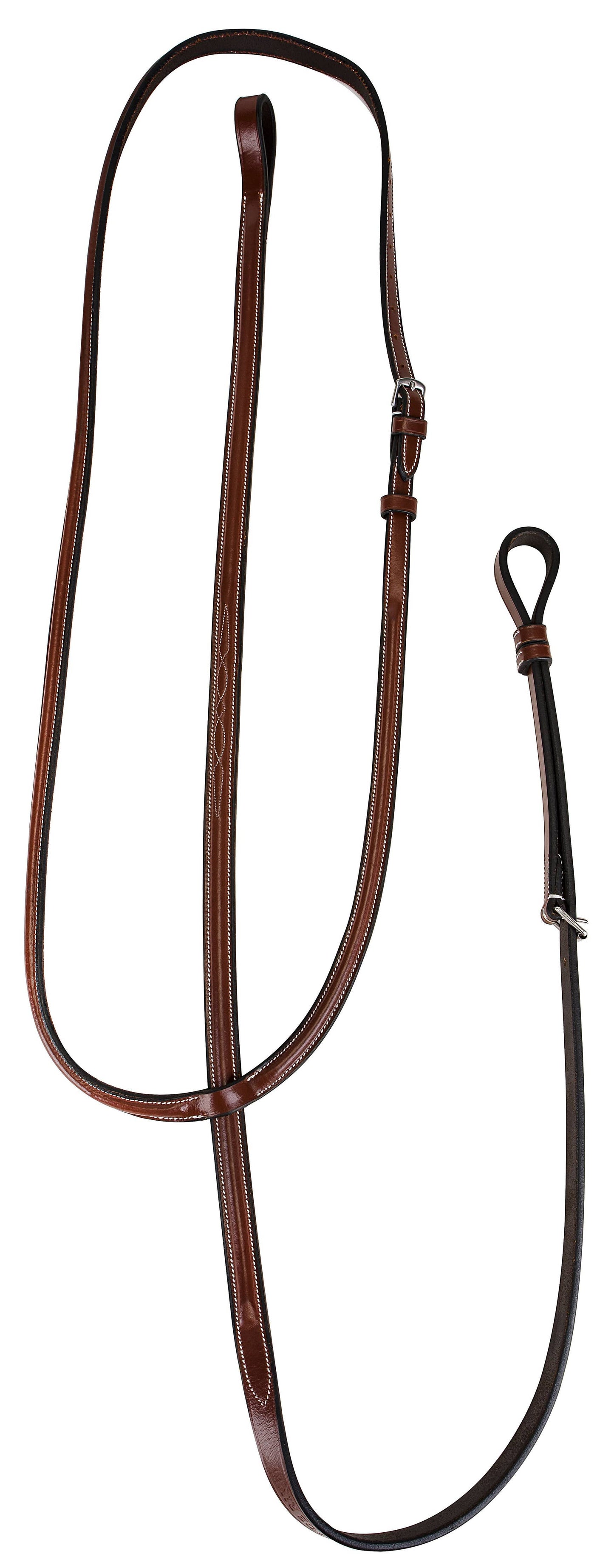 HDR - Henri De Rivel Pro Raised Fancy Stitched Standing Martingale: Havana / Pony