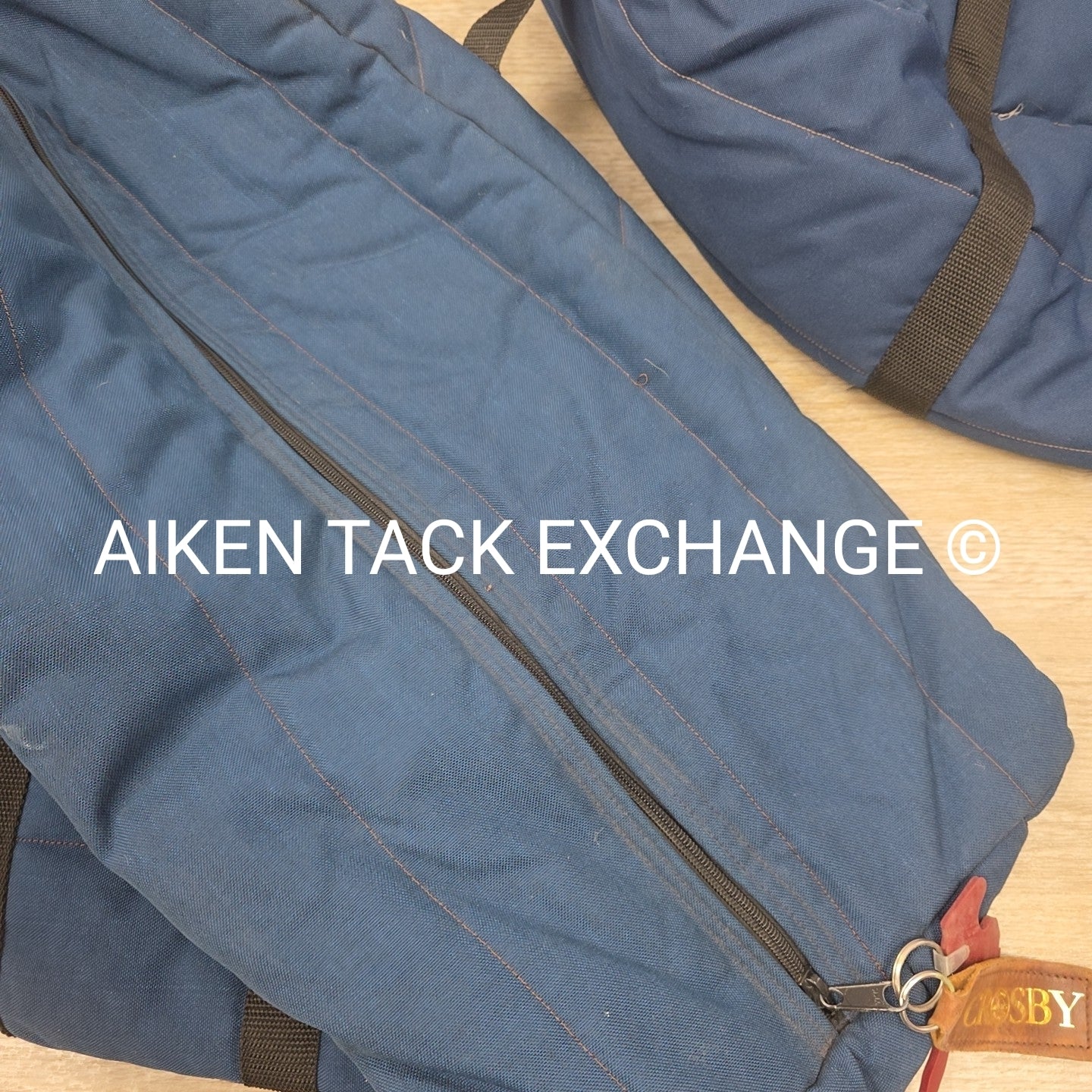 BARGAIN BUNDLE: 2 Padded English Saddle Carriers (custom embroidery)