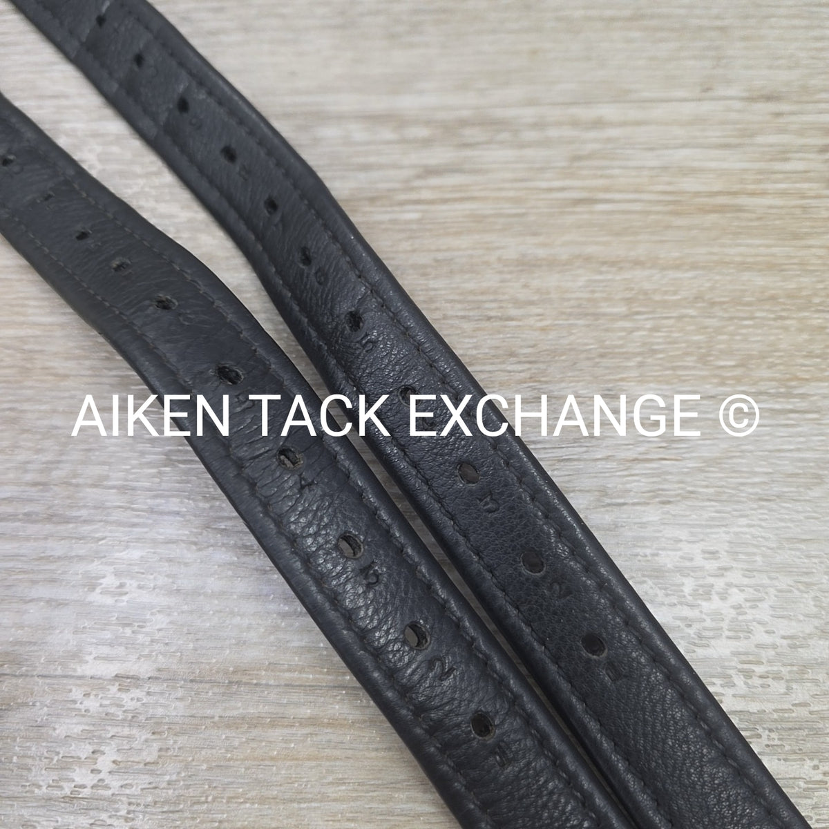 Passier Stirrup Leathers, Black, 59" / 150cm