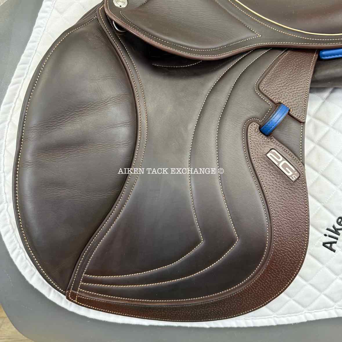 2019 CWD SE32 2GS Mademoiselle Close Contact Jump Saddle, 17" Seat - S1, 3L Flap, Dynamick Flex Tree - Medium, Full Buffalo Leather