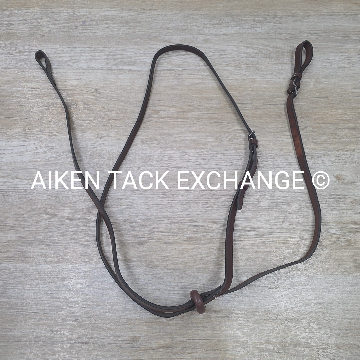 Plain Flat Standing Martingale, Brown, Size Full