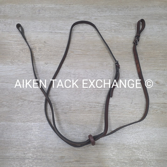 Plain Flat Standing Martingale, Brown, Size Full