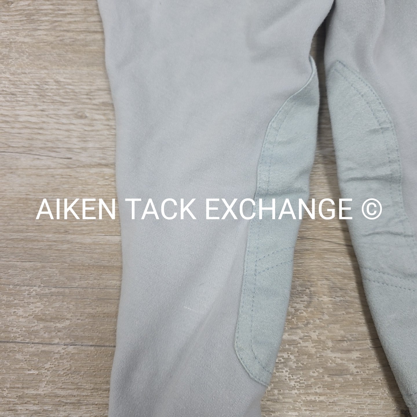 TuffRider Cotton Embossed Knee Patch Pull On Jods, Size 8