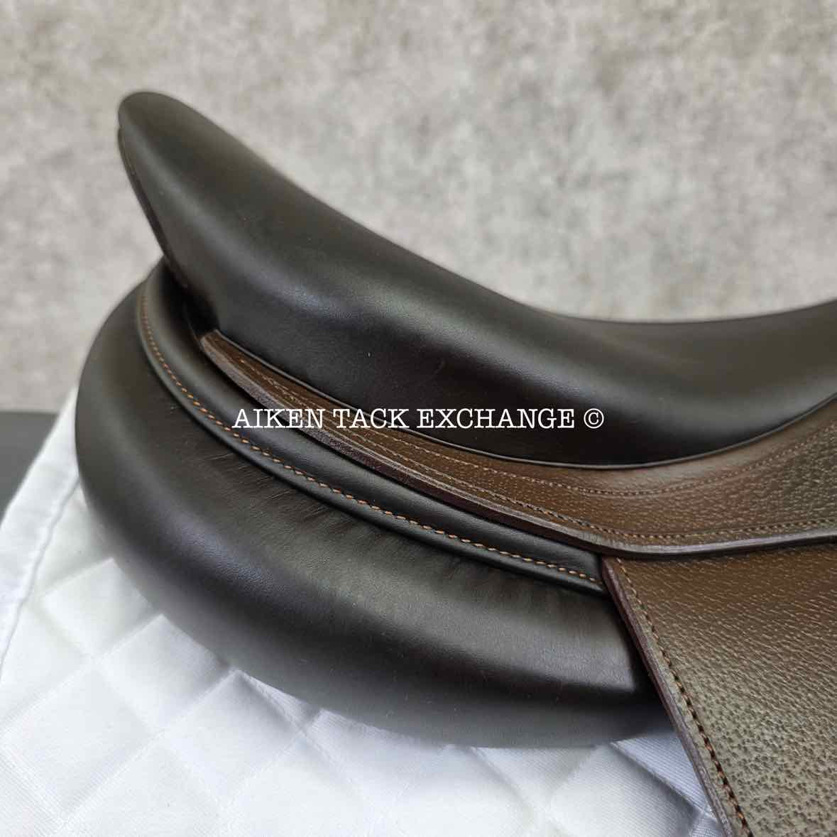 **SOLD** 2014 Bruno Delgrange Virtuose Jump Saddle, 17.5" Seat, 5X Flap, Medium Tree, Foam Panels