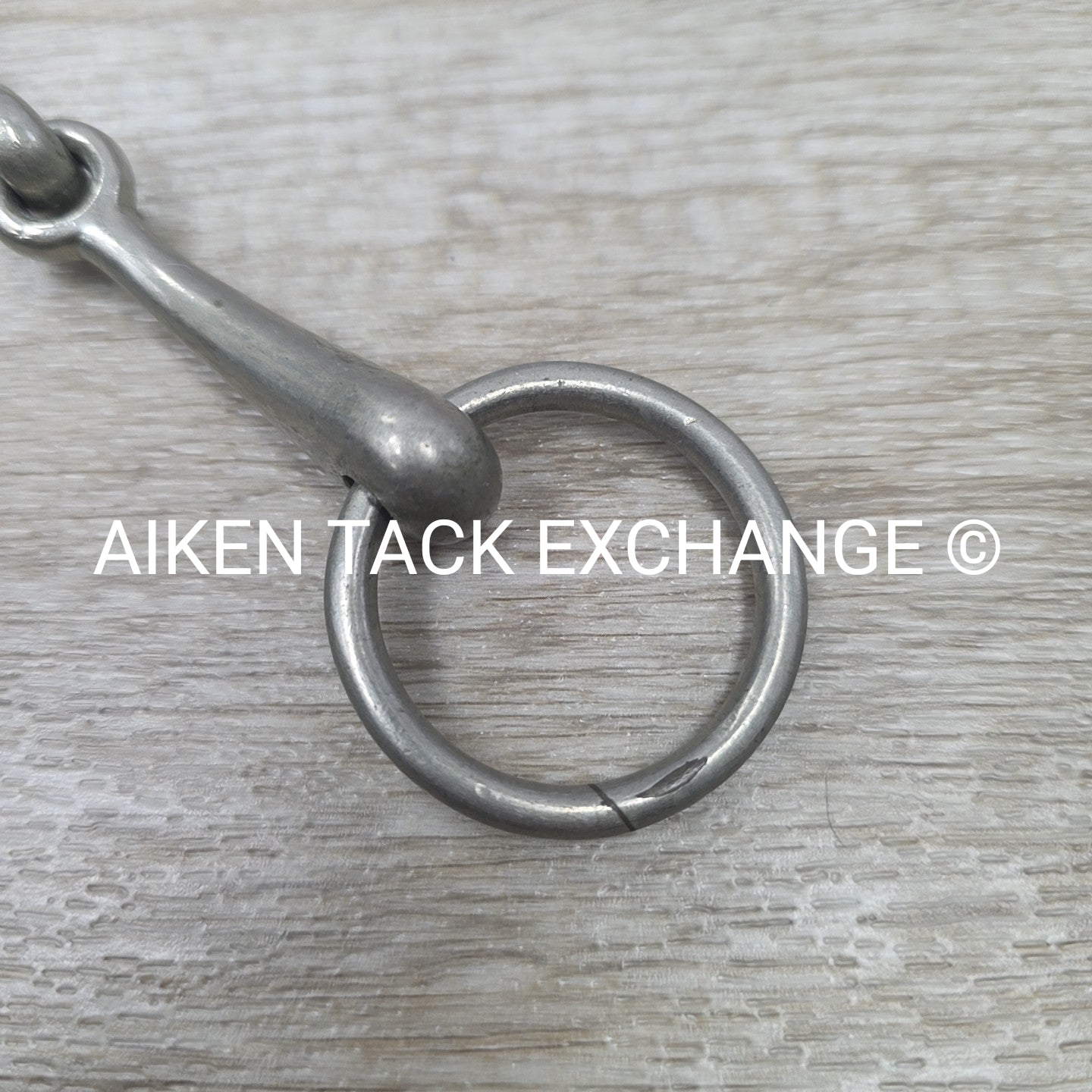 Star Steel Silver Single Joint Loose Ring Bradoon Bit 4.75"