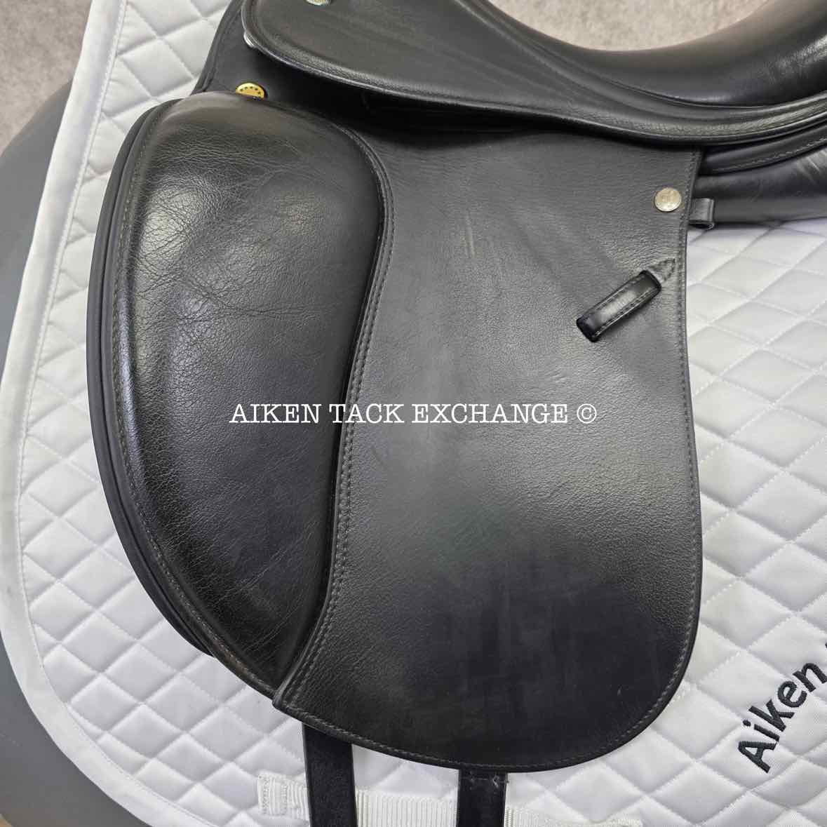**SOLD** 2015 Prestige Lucky Idol Dressage Saddle, 16" Seat, 32 Tree - Medium, Wool Flocked Panels