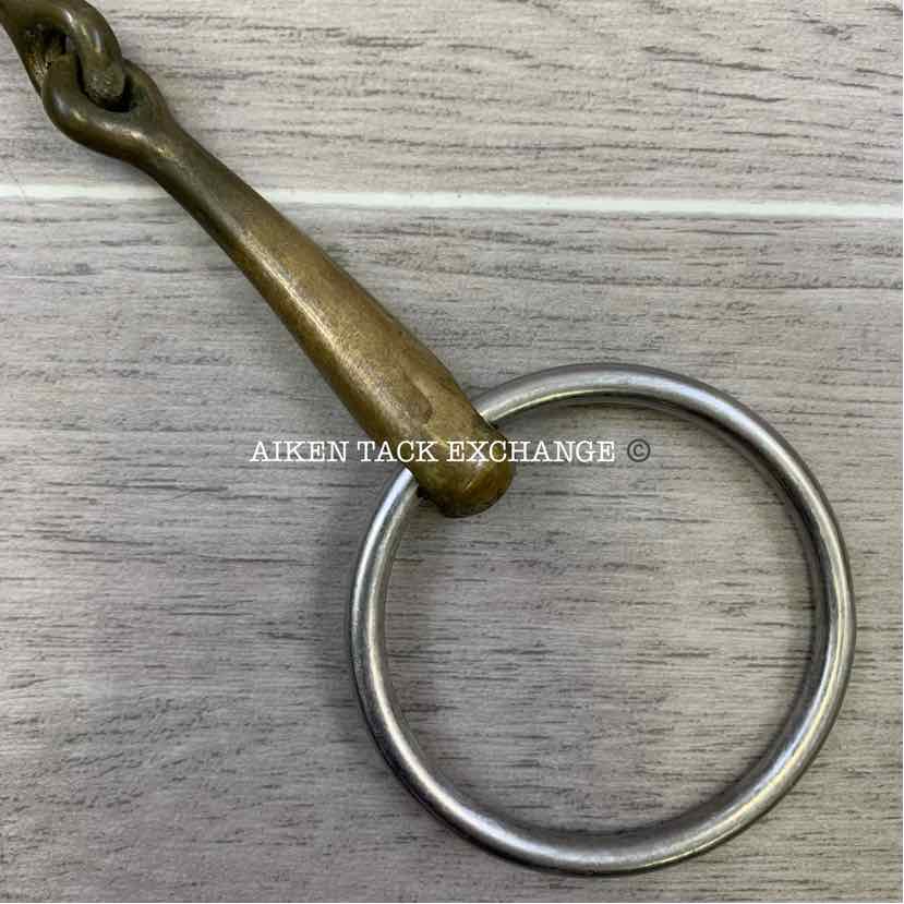 Herm Sprenger Aurigan Single Joint Loose Ring Bit 6"