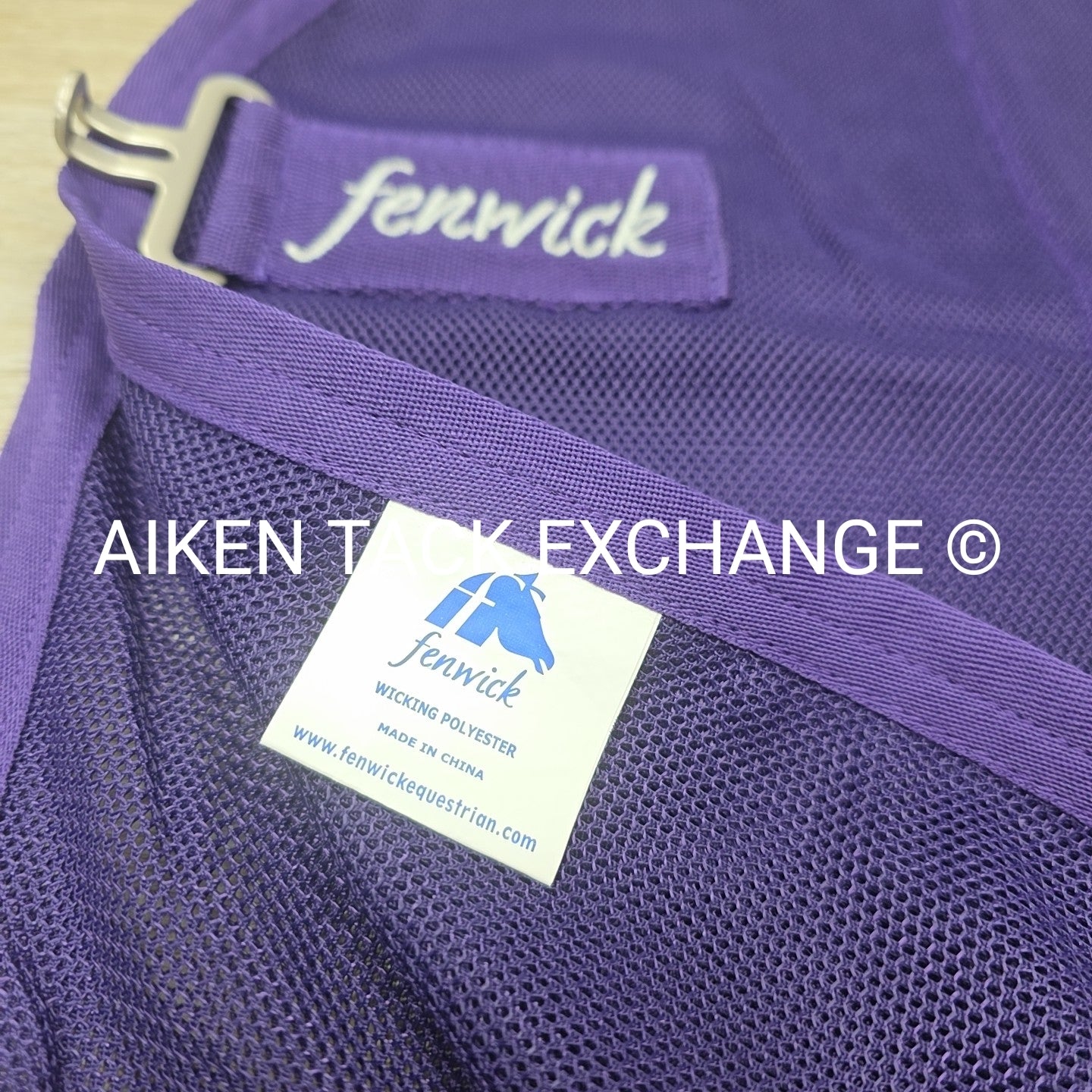 Fenwick Equestrian BodyGuard Mesh Cooler, Purple/Yellow, 76"