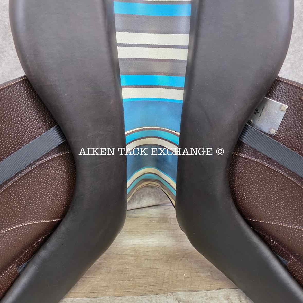 2023 Voltaire Adelaide Monoflap Dressage Saddle, 17.5" Seat - 3A Flap, Wide Tree, FIN Panels, Full Buffalo Leather