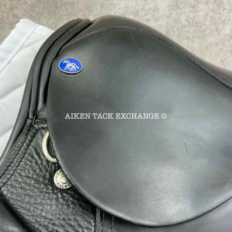 2003 Frank Baines Balance Zenith GPJ Saddle, 18" Seat, Extra Wide Hoop Tree, Wool Flocked Panels