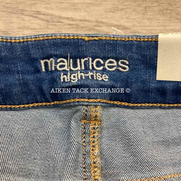 Maurices High Rise Denim Flex Jeggings Jeans, Women's Size 14W Regular