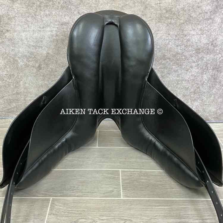Centaur by Michael Stokes Dressage Saddle, 17.5" Seat, Short Flap, Medium Tree, Wool Flocked Panels