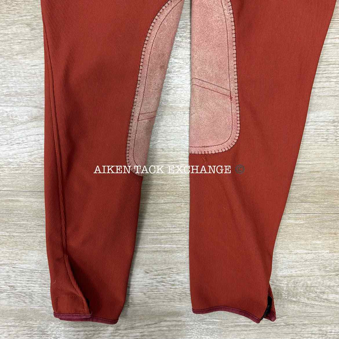 TuffRider Ribbed Knee Patch Breeches, Size 32