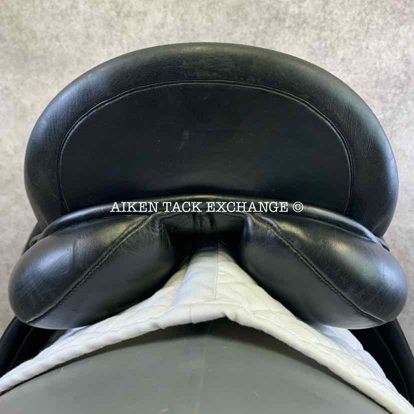 2008 Custom Saddlery Wolfgang Solo Dressage Saddle, 17.5" Seat, Adjustable Tree, Wool Flocked Panels, Buffalo Leather
