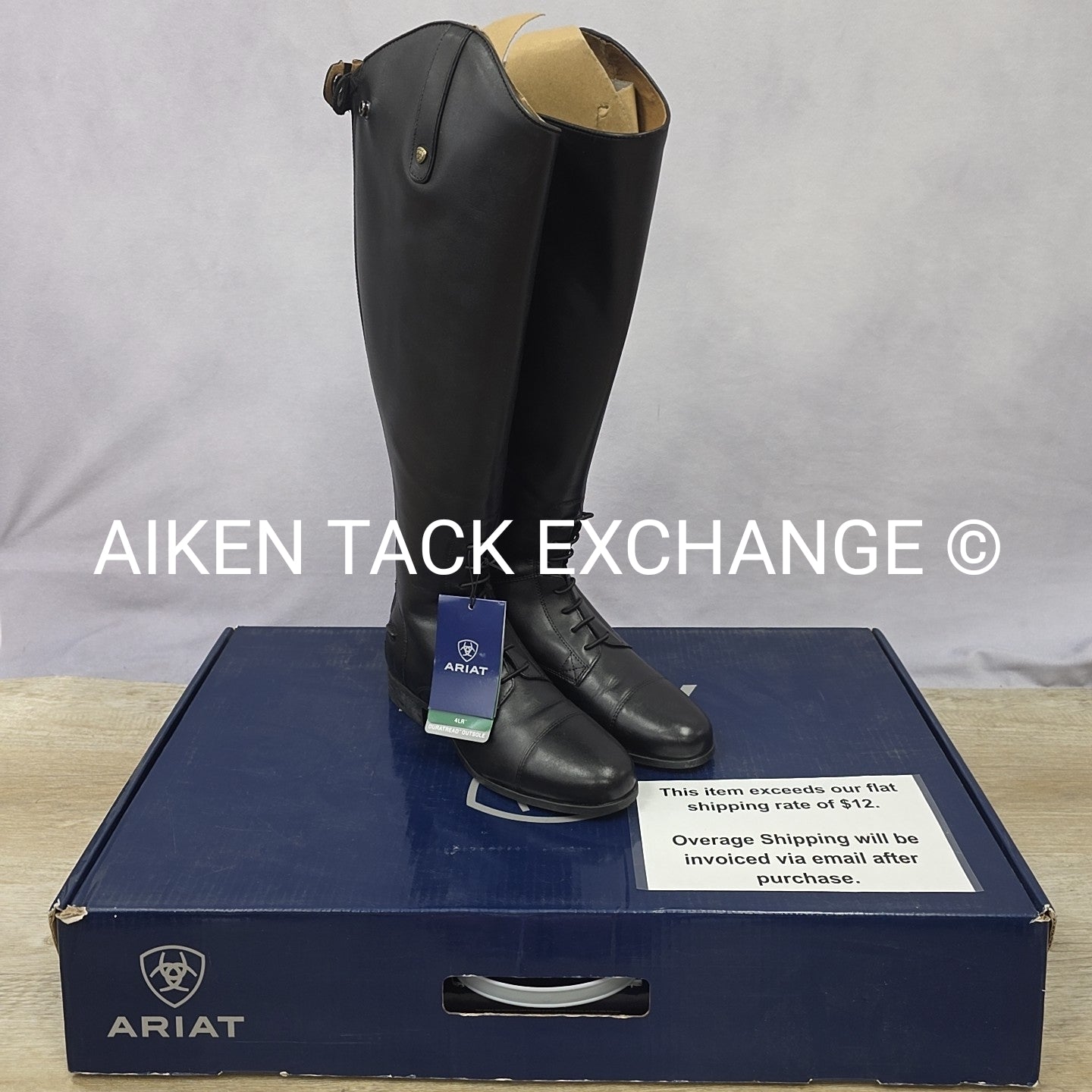 Ariat Heritage Contour II Field Boots, Size 9 B, Medium Height, Extra Wide Calf