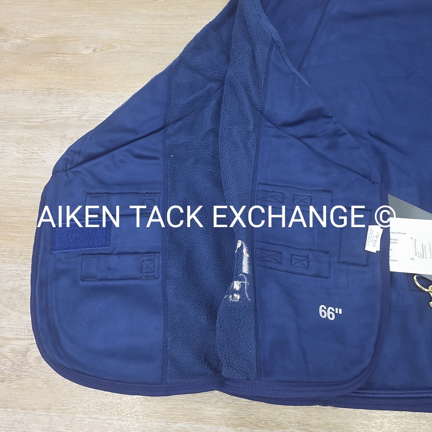 Fenwick Equestrian EquSuede Performance Cooler, Blue, 66"