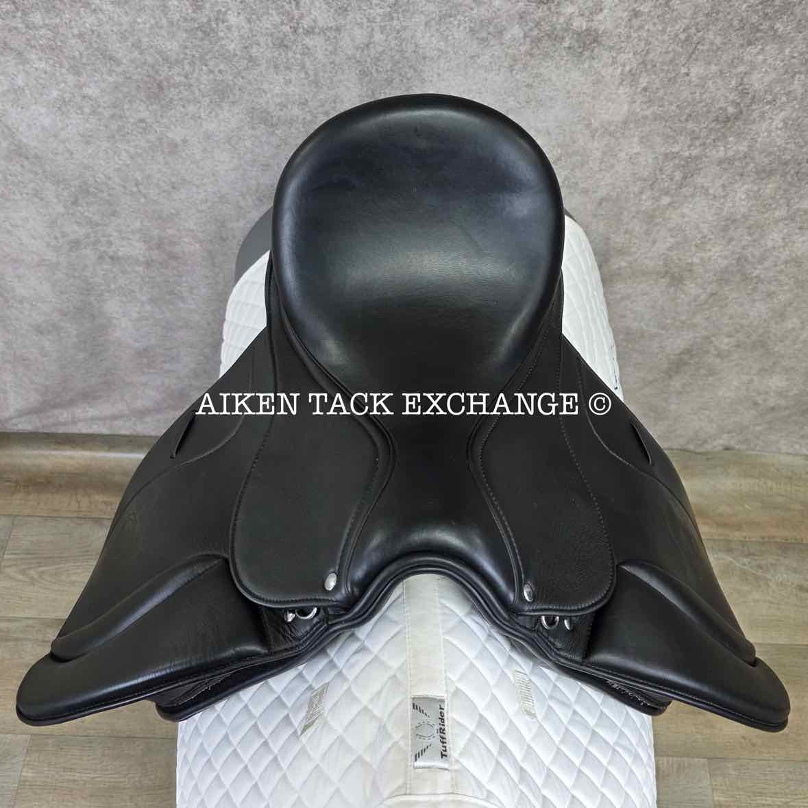 2022 Sella Soleil Passagio Dressage Saddle, 17" Seat, MW/W Tree, Wool Flocked Panels