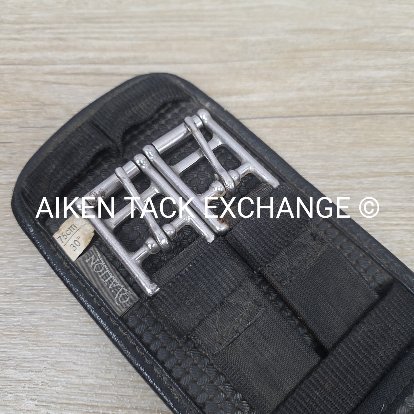 Ovation Airform Chafeless Dressage Girth, Black, Size 30"