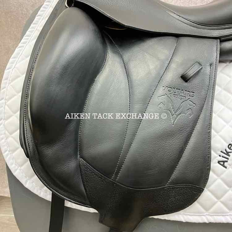 **SOLD** 2015 Voltaire Adelaide Monoflap Dressage Saddle, 17" Seat, 2A Flap, Medium Wide Tree, XFIN Panels, Full Buffalo Leather