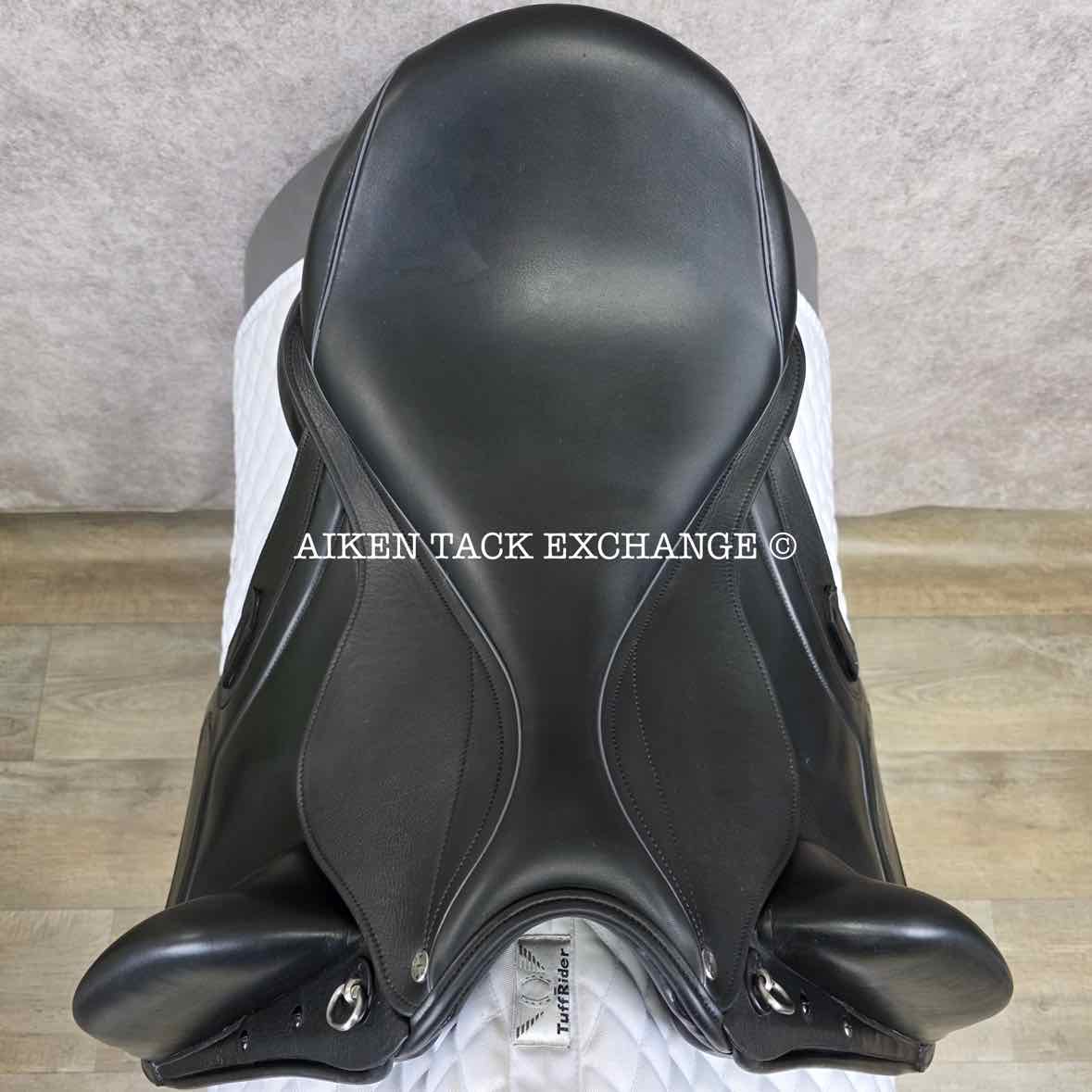 2022 Aviar Rook 2.0 Monoflap Dressage Saddle, 18" Seat, Adjustable Tree, Foam Panels