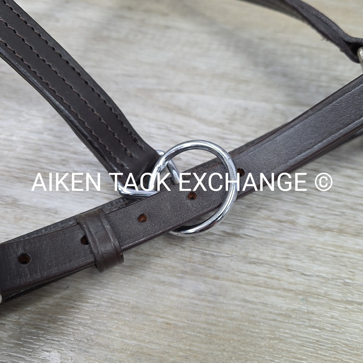 Leather Halter, Brown, Size Full