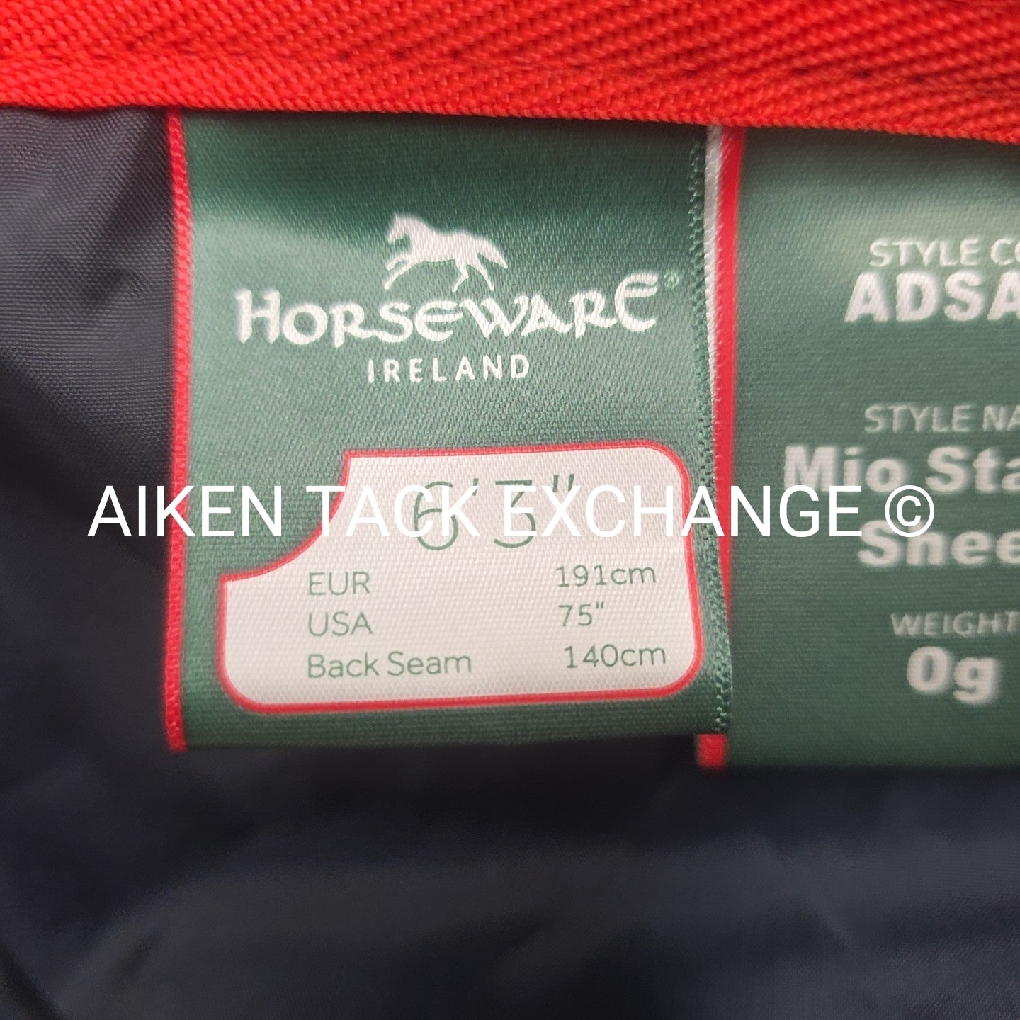 Horseware Ireland Size 75" Blue Stable Blankets & Sheets