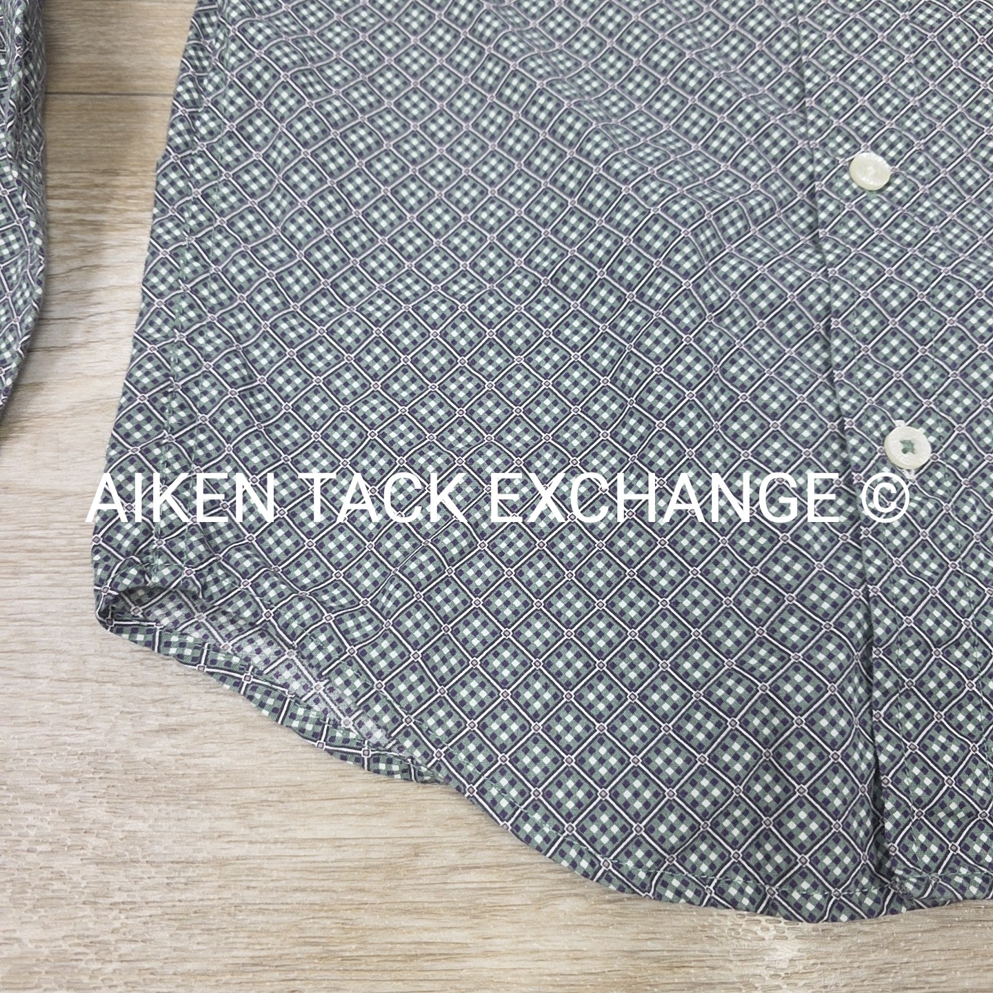 Cinch Long Sleeve Button Up Shirt, Size Small