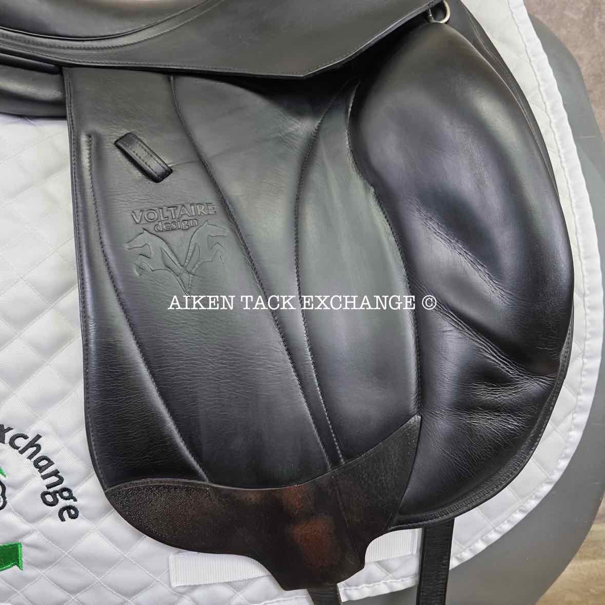 2015 Voltaire Adelaide Monoflap Dressage Saddle, 18" Seat, 3AA Flap, Medium Wide Tree, PRO Panels, Full Buffalo Leather