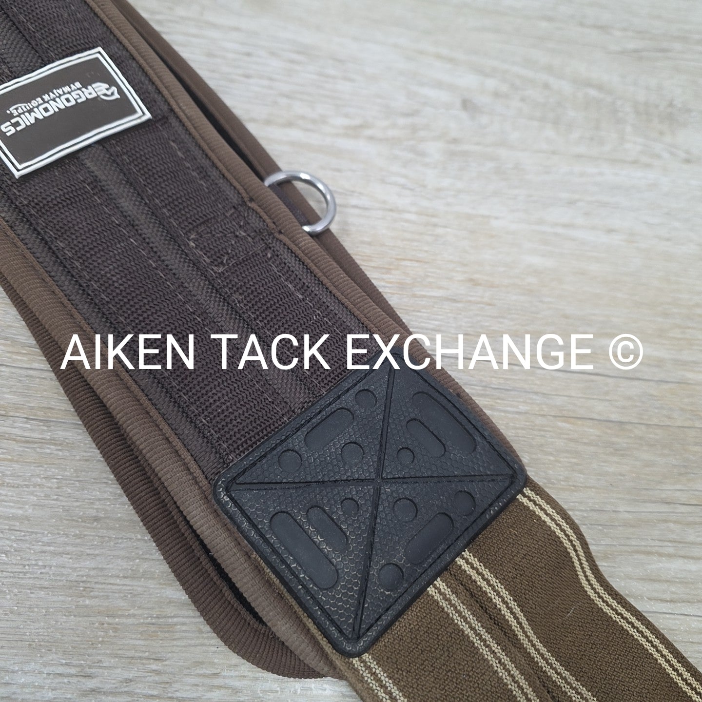 Majyk Equipe 'Tucksafe' Belly Guard Stud Guard Girth, Brown, 56"