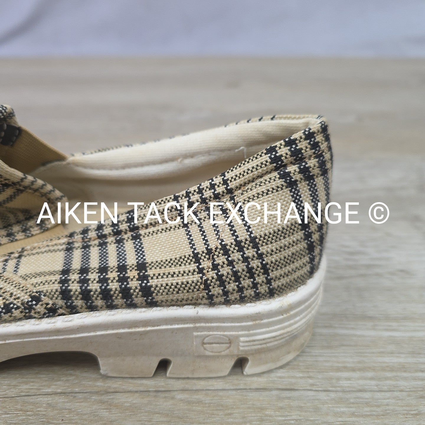5/A Baker TuffRider Plaid Loafer, Size 11