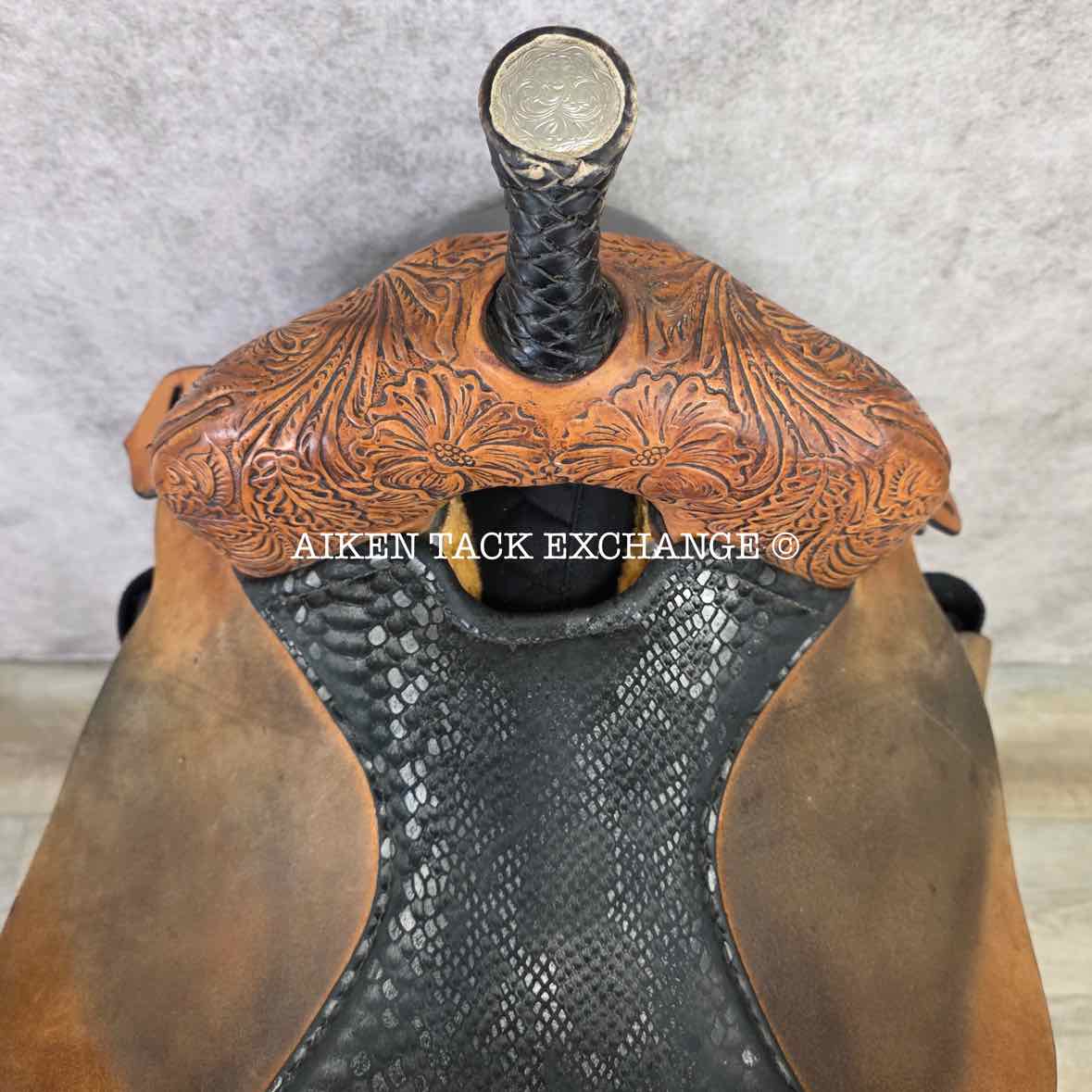 2020 High Horse 6224 Jewel Barrel Racing Western Saddle, 15" Seat, Regular Tree - Semi QH Bars