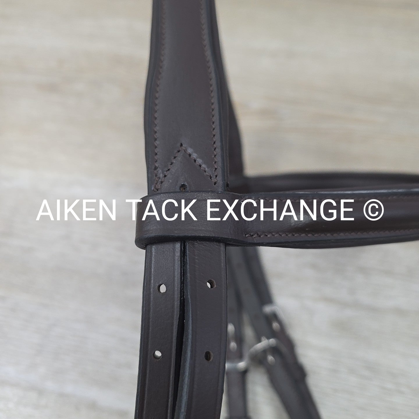 HDR Advantage Mono Crown Padded Bridle with Reins, Havana, Size Cob